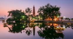 河內的鎮國寺(Tran Quoc temple)