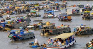 Cai Rang水上市場